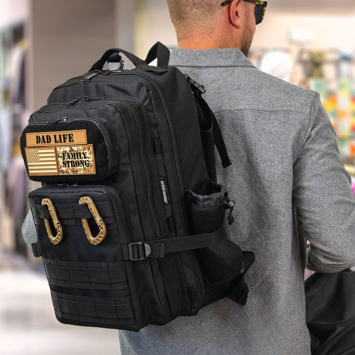 ADG42 JUG 30L Dad Diaper Bag Backpack - Black
